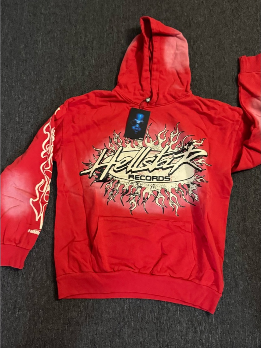 Hellstar Records Red Flame Graphic Jogger Sweatpants - Hellstar - Picture 4 of 7